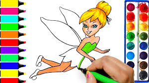 Tinkerbell Coloring Page Drawing Disney Fairy Learn Colors For Girls Youtube And here's the colored version of tinkerbell! tinkerbell coloring page drawing disney fairy learn colors for girls