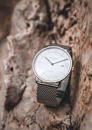 Sternglas Zeitmesser Hamburg Naos Silver Milanaise Men Manner Herren Uhr Watch Armbanduhr Minimalist Simple Design Eleg Zeitmesser Sterne Uhren