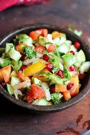 Kachumber Recipe Is Healthy Indian Vegetable Salad With Summer Fresh Vegetables Indian Spices An Indian Food Recipes Easy Vegetarian Dinner Impressive Recipes