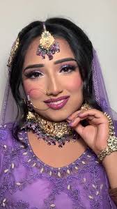 Lilac Bridal Glam: Get Inspired by this Stunning Bridal Makeup Look