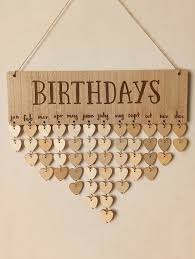 Birthday Chart For Classroom Diy Diy Wooden Birthdays Calendar Reminder Board Diy Calendar Birthday Calendar Reminder Birthday Calendar