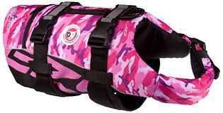 ezydog pink camo dog flotation vest pink camo pet