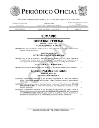 PERIÓDICO OFICIAL