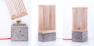 Not just for the industrial enthusiast, these materials can be at home in rooms ranging from white to blush to moody grey. Wood And Concrete Table Lamp Id Lights