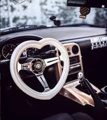 Pink heart shaped steering wheel. Jdm White Heart Shaped Steering Wheel Abs Grip White Steel Etsy In 2021 Girly Car Accessories Cool Car Accessories Car Assesories