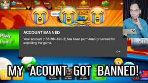 The cue ball is jumped over another ball. My Account Got Banned In 8 Ball Pool I Am Speechless Youtube
