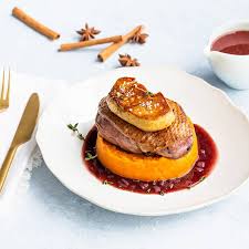 Filet De Canette Facon Rossini Sauce Vin Rouge Mousseline De Patates Douces Aux Epices De Noel Recette En 2020 Filet De Canette Recettes Noel Sauce Vin Rouge