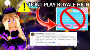 Check spelling or type a new query. Dont Play Royale High Right Now Or You Will Lose Your Items Roblox Royale High Youtube
