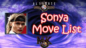 Mortal kombat 3 sonya moves