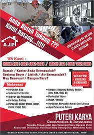 Segera konsultasikan problem atap anda, untuk konsultasi dan survay lokasi caranya mudah, anda tinggal klik jasa perbaikan atap bocor di jakarta timur mengerjakan segala macam jenis dan bentuk permasalahan kebocoran pada atap rumah dan bangunan apapun, baik karena kerusakan maupun karna kesalahan teknis pemasangan atap. Putri Karya Jasa Renovasi Home Facebook