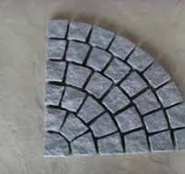 Natural Split Face G684 Black Basalt Paving Cobblestone on ...