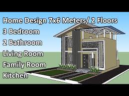 Check spelling or type a new query. Desain Rumah Minimalis 6x7 Meter 2 Lantai 2 Kamar Tidur Garasi Mobil Youtube