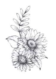 Time For Drawing Flower Sunflower Tattoos Sunflower Tattoo Sleeve Sunflower Tattoo Design