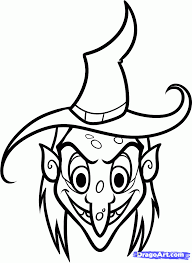 Joyin halloween 19.5 wicked witch leg, halloween witch craft, best halloween decor, stuffed witch halloween decorations for outdoor, indoor decor. How To Draw A Witch Face Step By Step Witches Monsters Free Online Drawing Tutorial Added By Dawn O Witch Coloring Pages Witch Drawing Halloween Drawings