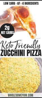 How to make zucchini pizza: The Best Zucchini Pizza Crust Recipe Low Carb 4 Ingredients
