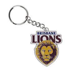 Lastair lynch for the lions celebrates with the trophy after winning the afl grand final between the collingwood magpies and the brisbane lions at the melbourne cricket ground september 27, 2003 in melbourne, australia. Brisbane Lions Metallic Logo Keyring