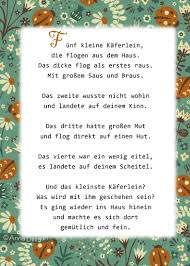 Fingerspiel Kafer Kindergarten Erzieher Erzieherin Reim Gedicht Fingerspiel Krippe Kita Fingerspiele Kindergedichte Fingerspiel Fruhling