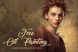 You can easily remove the paper texture with a single click. Free Oil Paint Photoshop Action Collection