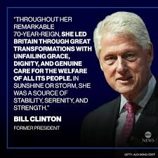 Pres. Biden and former U.S. presidents are offering condolences to the  family of Queen Elizabeth II as they pay tribute to the late monarch.  https://abcn.ws/3B4z9dC