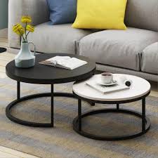 Benson Modern Round Coffee Table Set Round Coffee Table Sets Round Coffee Table Modern Round Coffee Table