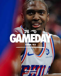 The Philadelphia 76ers will take