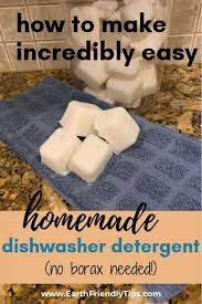 Between the vinegar and my homemade dishwasher detergent, i beat my hard water naturally! How To Make Homemade Dishwasher Detergent Without Borax Earth Friendly Tips