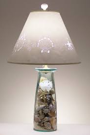 How To Make A Seashell Lamp Seashells Lamp Beach Themed Room Coastal Style Lamp