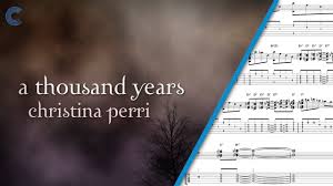 A Thousand Years Christina Perri Violin Sheet Music Chords And Vocals Youtube