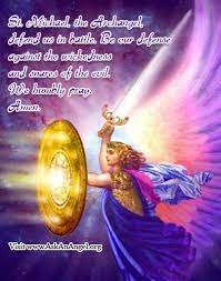 Archangel michael is recognized for his power to guide humankind in its fight with negative energies and evil influences on the path to spiritual evolution. Archangel Quotes Image Quotes At Hippoquotes Com Archangels Archangel Michael Healing Angels