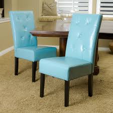 Alexander Teal Bonded Leather Dining Chair Set Of 2 637162304068 Ebay Leather Dining Chairs Dining Chairs Dining Room Teal