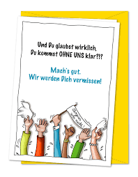 Bildergebnis für abschied kollegin mutterschutz zitat wünsche. Lustige Karte Fur Den Kleinen Spass Zum Abschied Zur Verabschiedung Bernsteinfee Cards