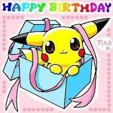 They also have excellent image quality to print, download in pdf or send and share by whatsapp, facebook or email to all your guests. Pikachu Images Icons Wallpapers And Photos On Fanpop Happy Birthday Pokemon Happy Birthday Drawings Pokemon Birthday Card