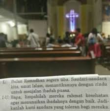 We did not find results for: Viral Foto Tata Ibadah Di Gereja Katolik Doakan Umat Muslim Yang Berpuasa Www Demokratis Com