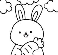 Bunny Coloring Pages to Print - Crafty Morning