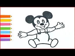 Mickey Mouse Boyama Miki Fare Cizimi Renkleri Ogreniyorum Youtube Mickey Mouse Mouse Color Drawing For Kids