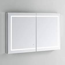 Aquadom 48 X 30 Inch Medicine Cabinet With Light Without Clock Lighted Medicine Cabinet Bathroom Style Bathroom Mirror Cabinet