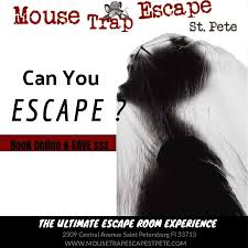 Petersburg / madeira beach koa is located in st. Mouse Trap Escape Rooms St Pete Mtestpete Twitter