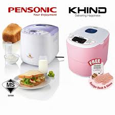 The dimensions of the panasonic stainless steel bread maker are 9.8 x 15 x 15 inches and it weighs 17. Pensonic Khind Pbm 2000 Bm750 Bread Maker Pembuat Roti Pbm2000 Bm 750