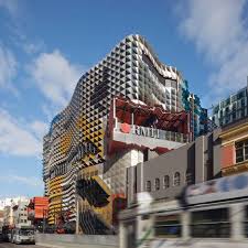 Rmit University Building In Melbourne By Lyons Covered In Brightly Coloured Scales Architecture University Architecture World Architecture Festival
