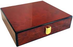 Daniel Marshall Travel Humidor Burl | Free UK Shipping