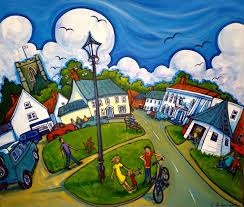 Beautiful Hingham' Take a stroll with me through one of the loveliest  little towns in mid Norfolk 😁😁 #art #painting #norfolk #hingham