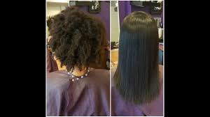 Unlike a traditional press and curl, a silk press gives natural tresses straight, lustrous finish like it's been relaxed. Silk Press On Natural Hair Youtube