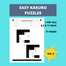 Maybe you would like to learn more about one of these? Easy Kakuro Cross Sums 10 Puzzles With Answers Vol 2 By Fleur De Tango