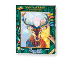 Suchergebnis auf amazon de fur hirsch schablone baumarkt. Hirsch Polygon Art Malen Nach Zahlen Vorlage Polygon Art 40 X 50 Cm Bildformate Www Malennachzahlen Schipper Com