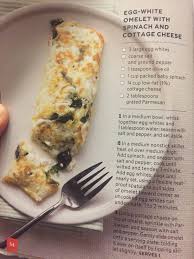 Egg White Omelette With Spinach And Cottage Cheese Egg White Breakfast Recipes Breakfast Oatmeal Recipes Egg White Recipes