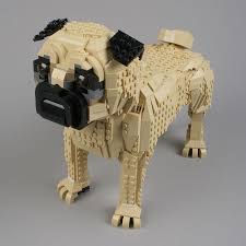 Lego Pug Models The Brothers Brick Lego Blog Pugs Lego Animals Cool Lego Creations