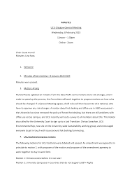 MINUTES UCU Glasgow General Meeting Wednesday, 8 February 2023 12noon