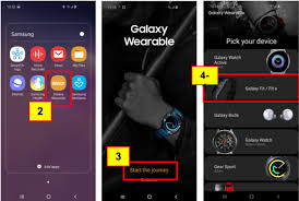 If you can launch the galaxy wearable app without any errors it should be ok and you don't need to use this guide. How Do I Connect The Galaxy Fit To A Mobile Device Samsung South Africa