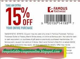 Famous Footwear Coupons Famous Footwear Footwear Famous