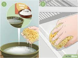 For particularly pervasive refrigerator smells, mix up a sanitizing solution of 1 tablespoon liquid chlorine bleach per gallon of water and use it to wipe the bins and shelves down; 3 Ways To Get Rid Of Bad Smells In Your Fridge Wikihow
